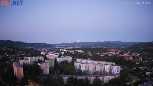 Město Banská Bystrica - Pohled od Sásové-Rudlové - 3.5.2026 v 05:00 Město Banská Bystrica - Pohled od Sásové-Rudlové - 3.5.2026 v 05:00