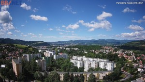 Město Banská Bystrica - Pohled od Sásové-Rudlové - 16.6.2026 v 09:45 Město Banská Bystrica - Pohled od Sásové-Rudlové - 16.6.2026 v 09:45