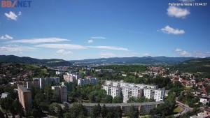 Město Banská Bystrica - Pohled od Sásové-Rudlové - 16.6.2026 v 10:45 Město Banská Bystrica - Pohled od Sásové-Rudlové - 16.6.2026 v 10:45