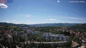 Město Banská Bystrica - Pohled od Sásové-Rudlové - 16.6.2026 v 12:30 Město Banská Bystrica - Pohled od Sásové-Rudlové - 16.6.2026 v 12:30