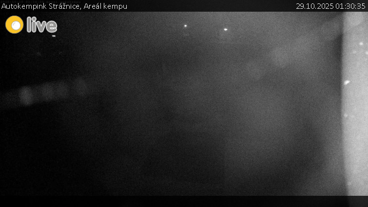 Autokempink Strážnice - Areál kempu - 29.10.2025 v 01:30 Autokempink Strážnice - Areál kempu - 29.10.2025 v 01:30