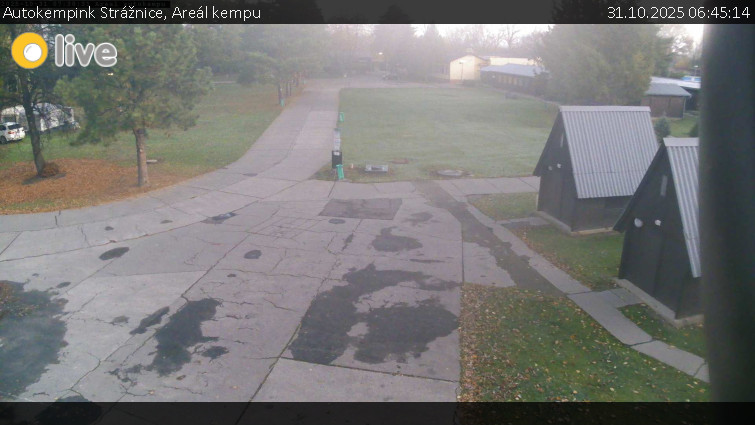 Autokempink Strážnice - Areál kempu - 31.10.2025 v 06:45 Autokempink Strážnice - Areál kempu - 31.10.2025 v 06:45