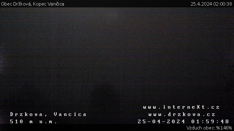 Obec Držková - Kopec Vančica - 25.4.2024 v 02:00
