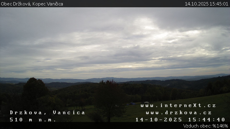 Obec Držková - Kopec Vančica - 14.10.2025 v 15:45 Obec Držková - Kopec Vančica - 14.10.2025 v 15:45