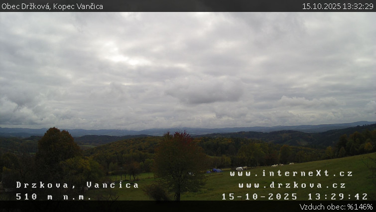 Obec Držková - Kopec Vančica - 15.10.2025 v 13:32 Obec Držková - Kopec Vančica - 15.10.2025 v 13:32