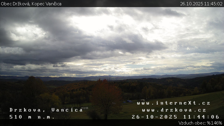 Obec Držková - Kopec Vančica - 26.10.2025 v 11:45 Obec Držková - Kopec Vančica - 26.10.2025 v 11:45