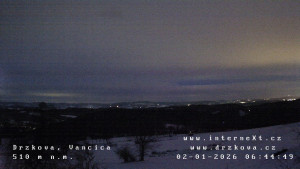 Obec Držková - Kopec Vančica - 2.1.2026 v 06:45 Obec Držková - Kopec Vančica - 2.1.2026 v 06:45