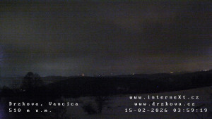 Obec Držková - Kopec Vančica - 15.2.2026 v 04:02 Obec Držková - Kopec Vančica - 15.2.2026 v 04:02