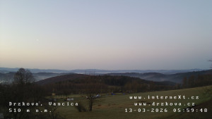 Obec Držková - Kopec Vančica - 13.3.2026 v 06:02 Obec Držková - Kopec Vančica - 13.3.2026 v 06:02