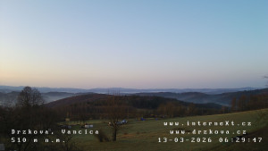 Obec Držková - Kopec Vančica - 13.3.2026 v 06:32 Obec Držková - Kopec Vančica - 13.3.2026 v 06:32