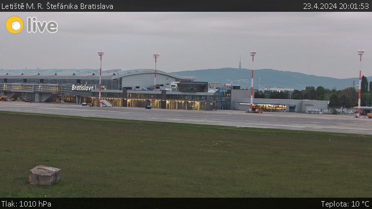 Letiště Bratislava - Letiště M. R. Štefánika Bratislava - 23.4.2024 v 20:01