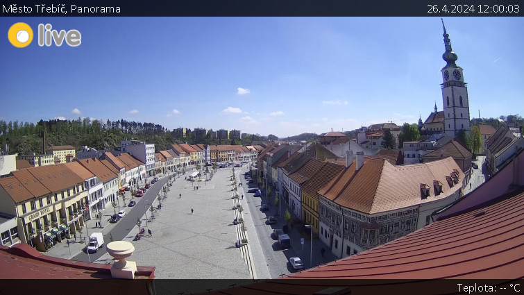 Město Třebíč - Panorama - 26.4.2024 v 12:00