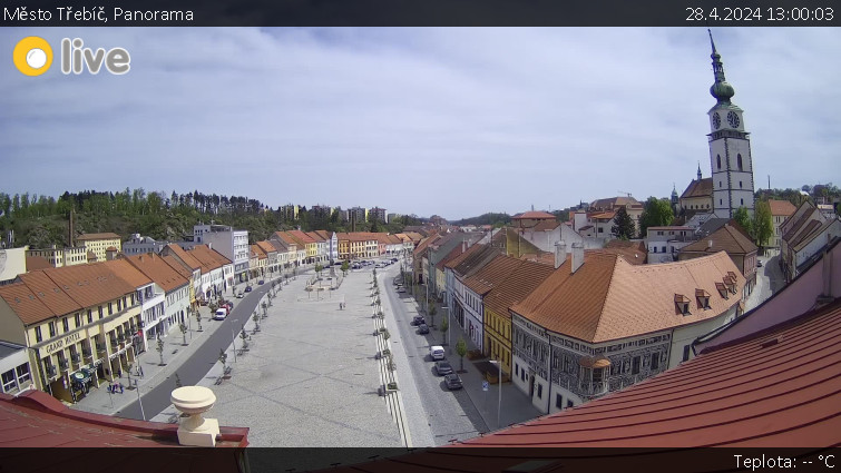 Město Třebíč - Panorama - 28.4.2024 v 13:00