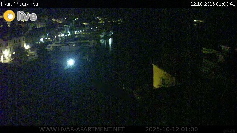 Hvar - Přístav Hvar - 12.10.2025 v 01:00 Hvar - Přístav Hvar - 12.10.2025 v 01:00