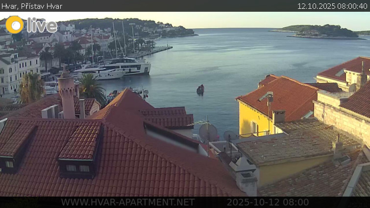 Hvar - Přístav Hvar - 12.10.2025 v 08:00 Hvar - Přístav Hvar - 12.10.2025 v 08:00