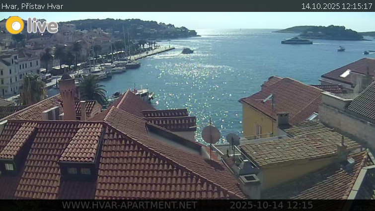 Hvar - Přístav Hvar - 14.10.2025 v 12:15 Hvar - Přístav Hvar - 14.10.2025 v 12:15
