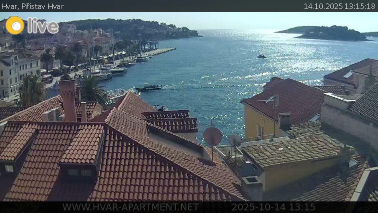 Hvar - Přístav Hvar - 14.10.2025 v 13:15 Hvar - Přístav Hvar - 14.10.2025 v 13:15