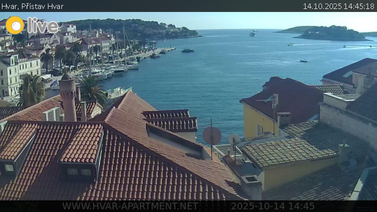 Hvar - Přístav Hvar - 14.10.2025 v 14:45 Hvar - Přístav Hvar - 14.10.2025 v 14:45