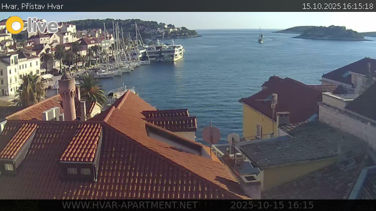 Hvar - Přístav Hvar - 15.10.2025 v 16:15 Hvar - Přístav Hvar - 15.10.2025 v 16:15