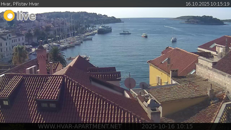 Hvar - Přístav Hvar - 16.10.2025 v 10:15 Hvar - Přístav Hvar - 16.10.2025 v 10:15