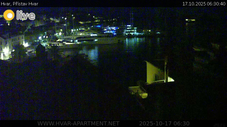 Hvar - Přístav Hvar - 17.10.2025 v 06:30 Hvar - Přístav Hvar - 17.10.2025 v 06:30