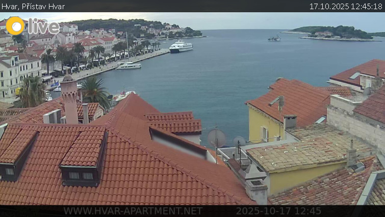Hvar - Přístav Hvar - 17.10.2025 v 12:45 Hvar - Přístav Hvar - 17.10.2025 v 12:45