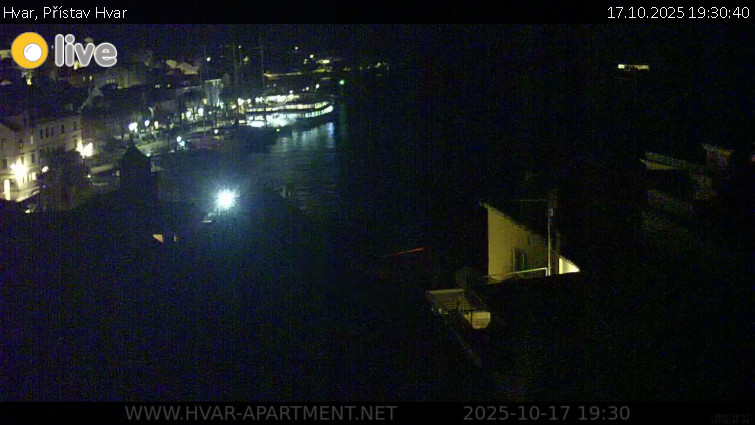 Hvar - Přístav Hvar - 17.10.2025 v 19:30 Hvar - Přístav Hvar - 17.10.2025 v 19:30