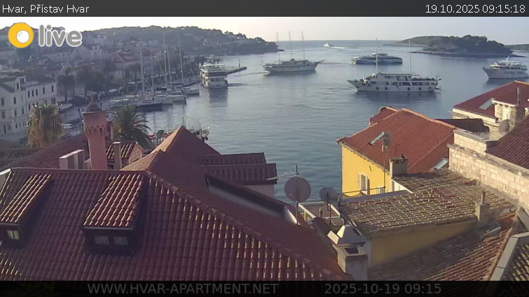 Hvar - Přístav Hvar - 19.10.2025 v 09:15 Hvar - Přístav Hvar - 19.10.2025 v 09:15