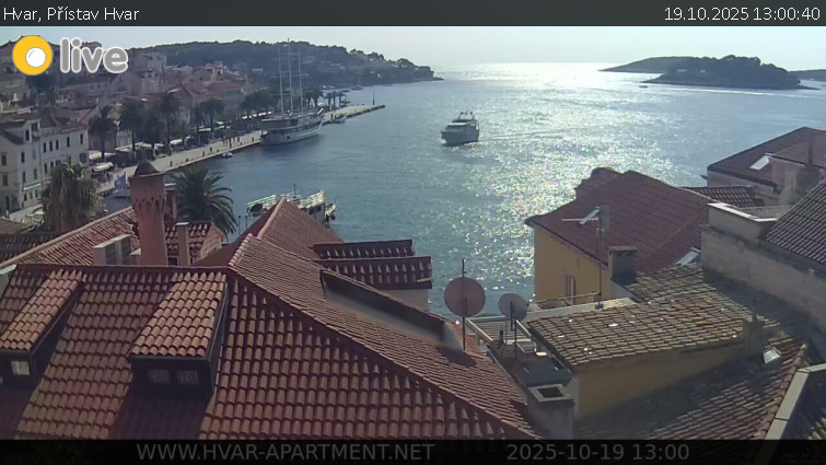 Hvar - Přístav Hvar - 19.10.2025 v 13:00 Hvar - Přístav Hvar - 19.10.2025 v 13:00