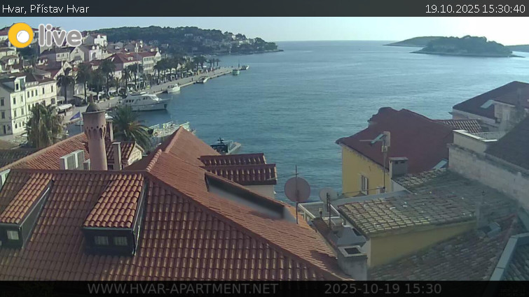 Hvar - Přístav Hvar - 19.10.2025 v 15:30 Hvar - Přístav Hvar - 19.10.2025 v 15:30
