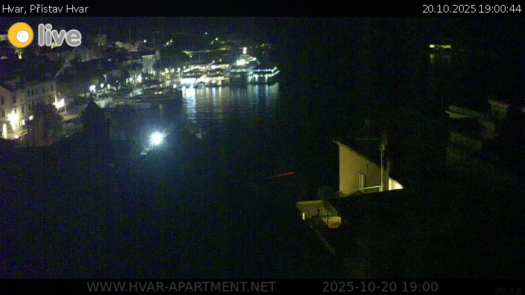 Hvar - Přístav Hvar - 20.10.2025 v 19:00 Hvar - Přístav Hvar - 20.10.2025 v 19:00