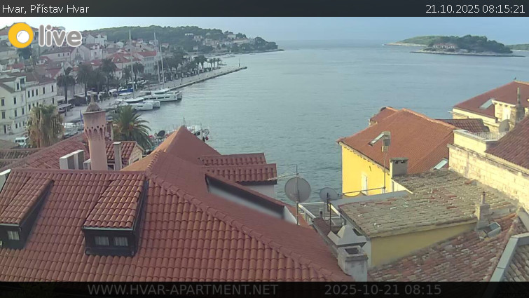 Hvar - Přístav Hvar - 21.10.2025 v 08:15 Hvar - Přístav Hvar - 21.10.2025 v 08:15
