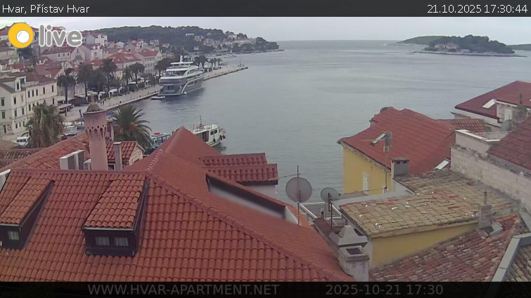 Hvar - Přístav Hvar - 21.10.2025 v 17:30 Hvar - Přístav Hvar - 21.10.2025 v 17:30