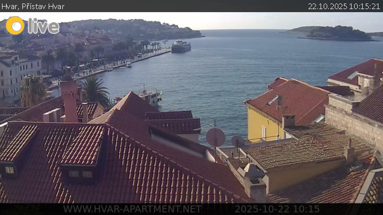 Hvar - Přístav Hvar - 22.10.2025 v 10:15 Hvar - Přístav Hvar - 22.10.2025 v 10:15