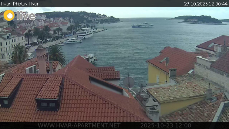 Hvar - Přístav Hvar - 23.10.2025 v 12:00 Hvar - Přístav Hvar - 23.10.2025 v 12:00