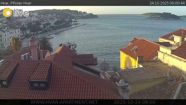 Hvar - Přístav Hvar - 24.10.2025 v 08:00 Hvar - Přístav Hvar - 24.10.2025 v 08:00