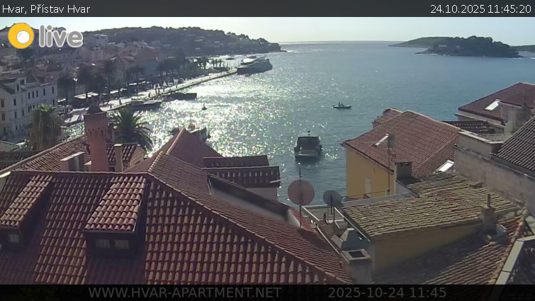 Hvar - Přístav Hvar - 24.10.2025 v 11:45 Hvar - Přístav Hvar - 24.10.2025 v 11:45