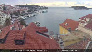 Hvar - Přístav Hvar - 25.10.2025 v 07:30 Hvar - Přístav Hvar - 25.10.2025 v 07:30