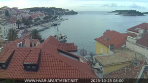Hvar - Přístav Hvar - 25.10.2025 v 08:00 Hvar - Přístav Hvar - 25.10.2025 v 08:00
