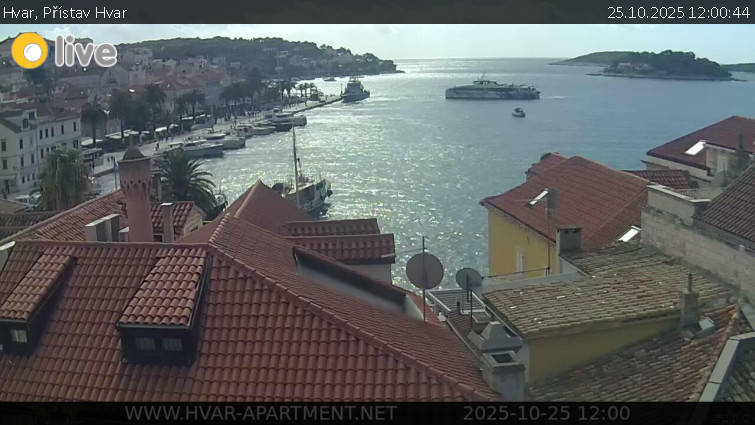 Hvar - Přístav Hvar - 25.10.2025 v 12:00 Hvar - Přístav Hvar - 25.10.2025 v 12:00