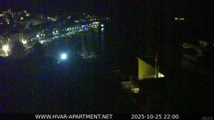 Hvar - Přístav Hvar - 25.10.2025 v 22:00 Hvar - Přístav Hvar - 25.10.2025 v 22:00