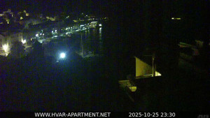 Hvar - Přístav Hvar - 25.10.2025 v 23:30 Hvar - Přístav Hvar - 25.10.2025 v 23:30