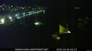 Hvar - Přístav Hvar - 26.10.2025 v 04:15 Hvar - Přístav Hvar - 26.10.2025 v 04:15