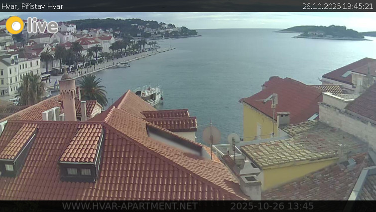 Hvar - Přístav Hvar - 26.10.2025 v 13:45 Hvar - Přístav Hvar - 26.10.2025 v 13:45