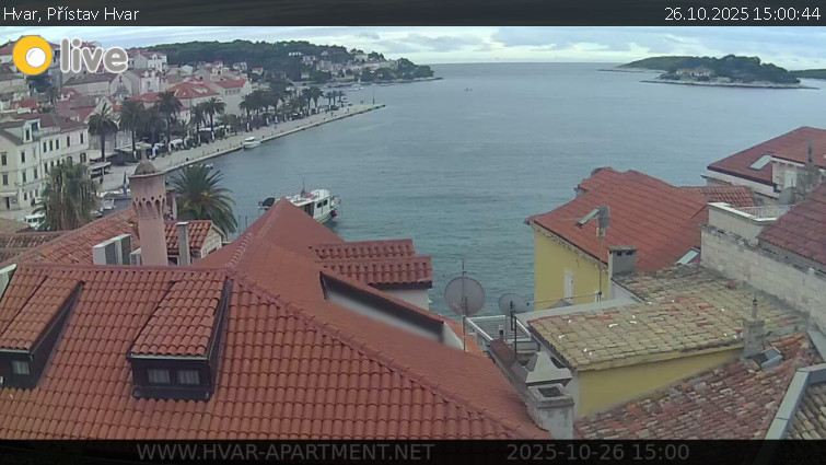 Hvar - Přístav Hvar - 26.10.2025 v 15:00 Hvar - Přístav Hvar - 26.10.2025 v 15:00