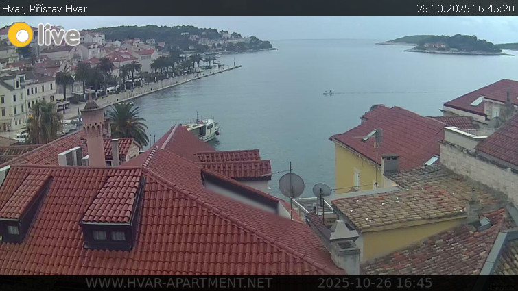 Hvar - Přístav Hvar - 26.10.2025 v 16:45 Hvar - Přístav Hvar - 26.10.2025 v 16:45