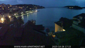 Hvar - Přístav Hvar - 26.10.2025 v 17:15 Hvar - Přístav Hvar - 26.10.2025 v 17:15