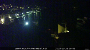 Hvar - Přístav Hvar - 26.10.2025 v 20:45 Hvar - Přístav Hvar - 26.10.2025 v 20:45