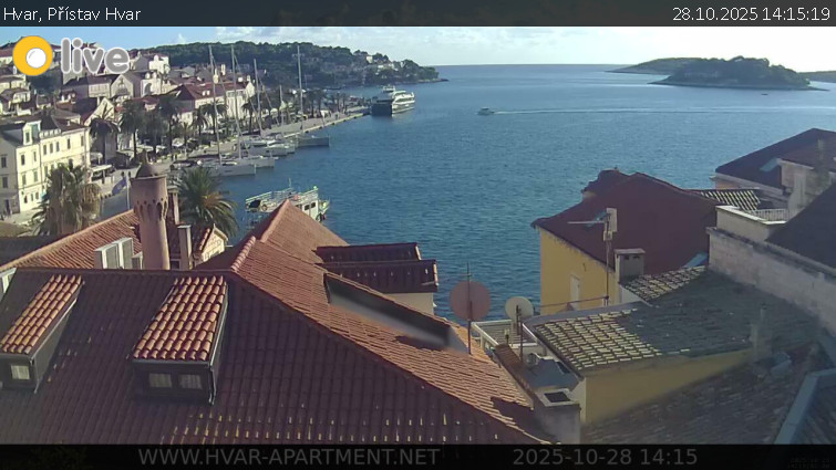 Hvar - Přístav Hvar - 28.10.2025 v 14:15 Hvar - Přístav Hvar - 28.10.2025 v 14:15