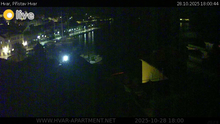 Hvar - Přístav Hvar - 28.10.2025 v 18:00 Hvar - Přístav Hvar - 28.10.2025 v 18:00